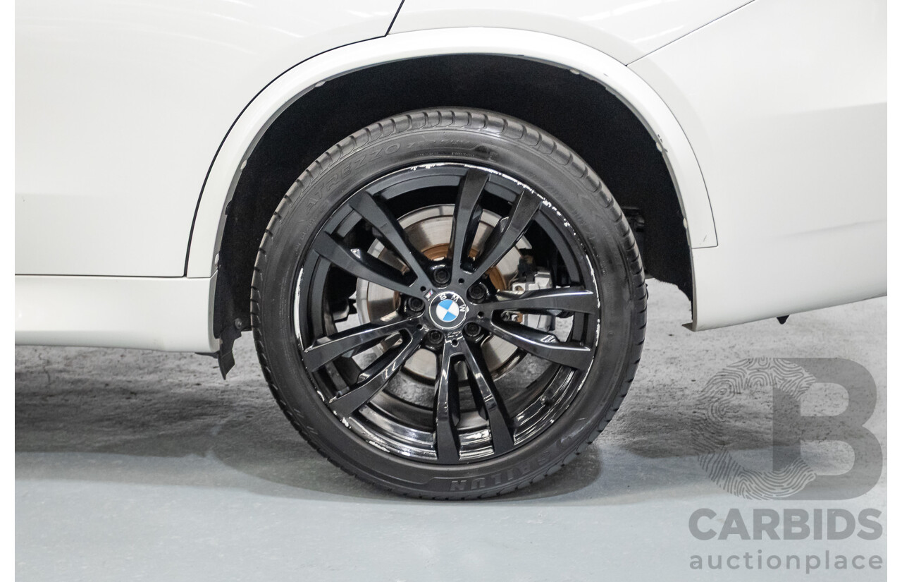 11/2015 BMW X5 xDrive30d M-Sport (AWD) F15 MY15 4D Wagon Alpine White Turbo Diesel 3.0L