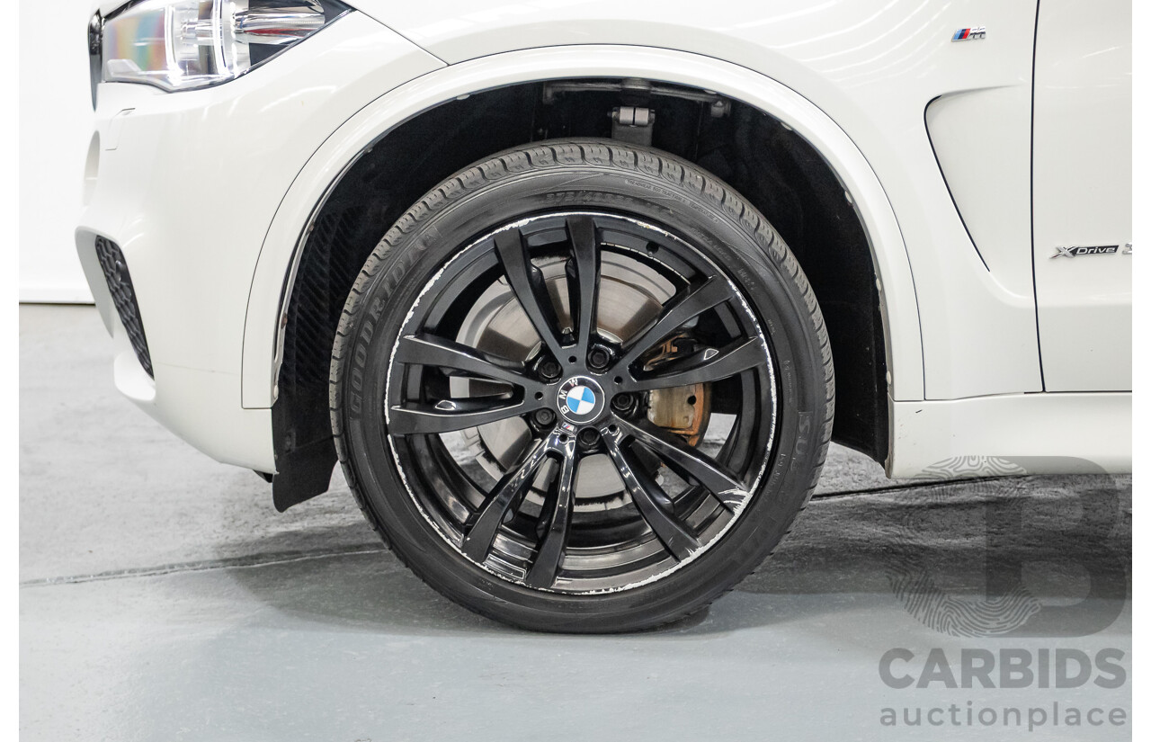 11/2015 BMW X5 xDrive30d M-Sport (AWD) F15 MY15 4D Wagon Alpine White Turbo Diesel 3.0L