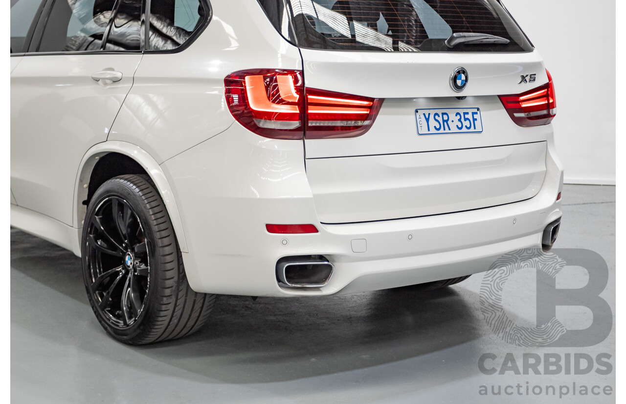 11/2015 BMW X5 xDrive30d M-Sport (AWD) F15 MY15 4D Wagon Alpine White Turbo Diesel 3.0L