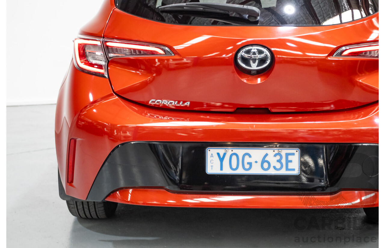 10/2018 Toyota Corolla SX MZEA12R 5D Hatchback Barcelona Red Metallic 2.0L