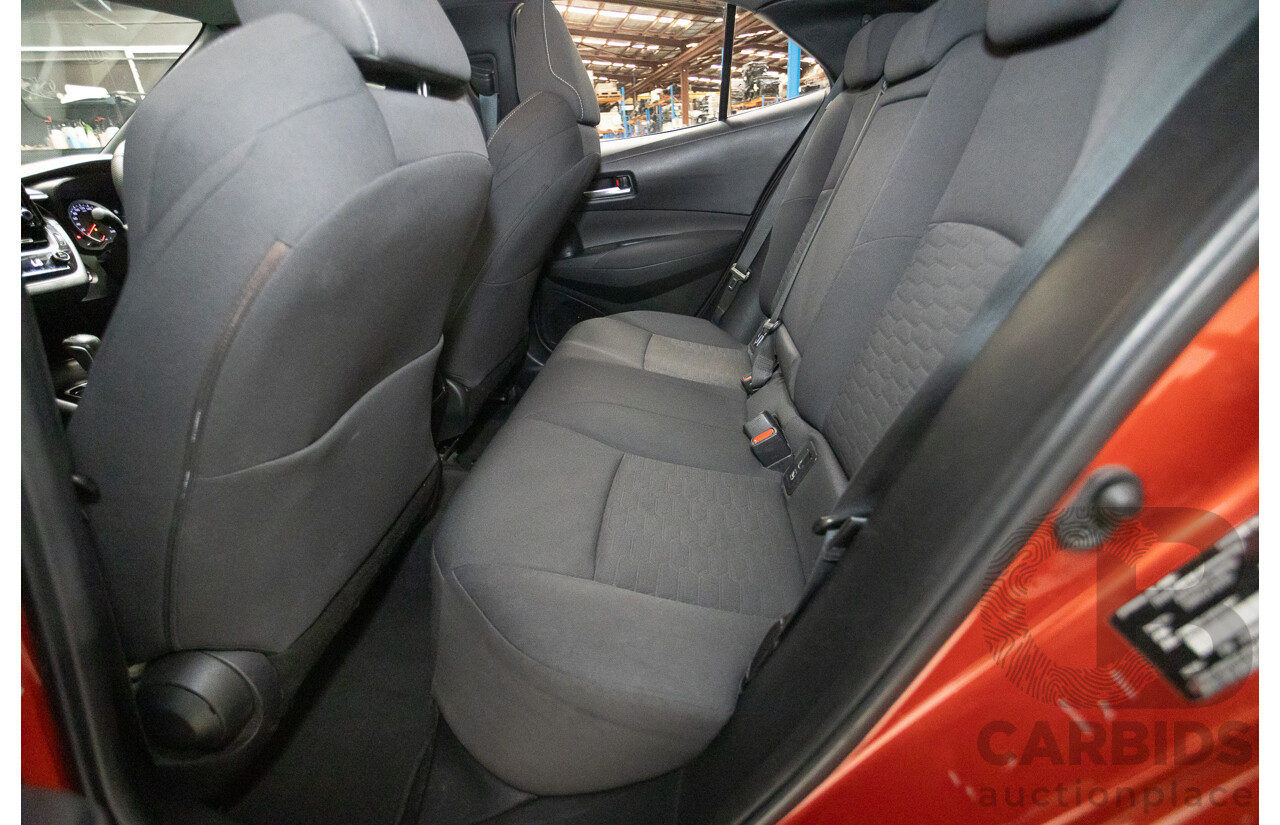 10/2018 Toyota Corolla SX MZEA12R 5D Hatchback Barcelona Red Metallic 2.0L