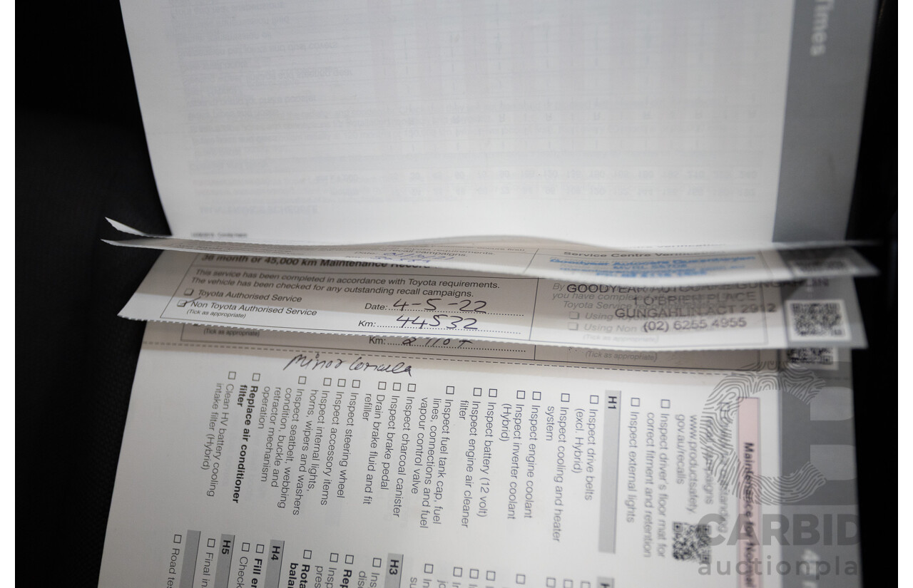 10/2018 Toyota Corolla SX MZEA12R 5D Hatchback Barcelona Red Metallic 2.0L