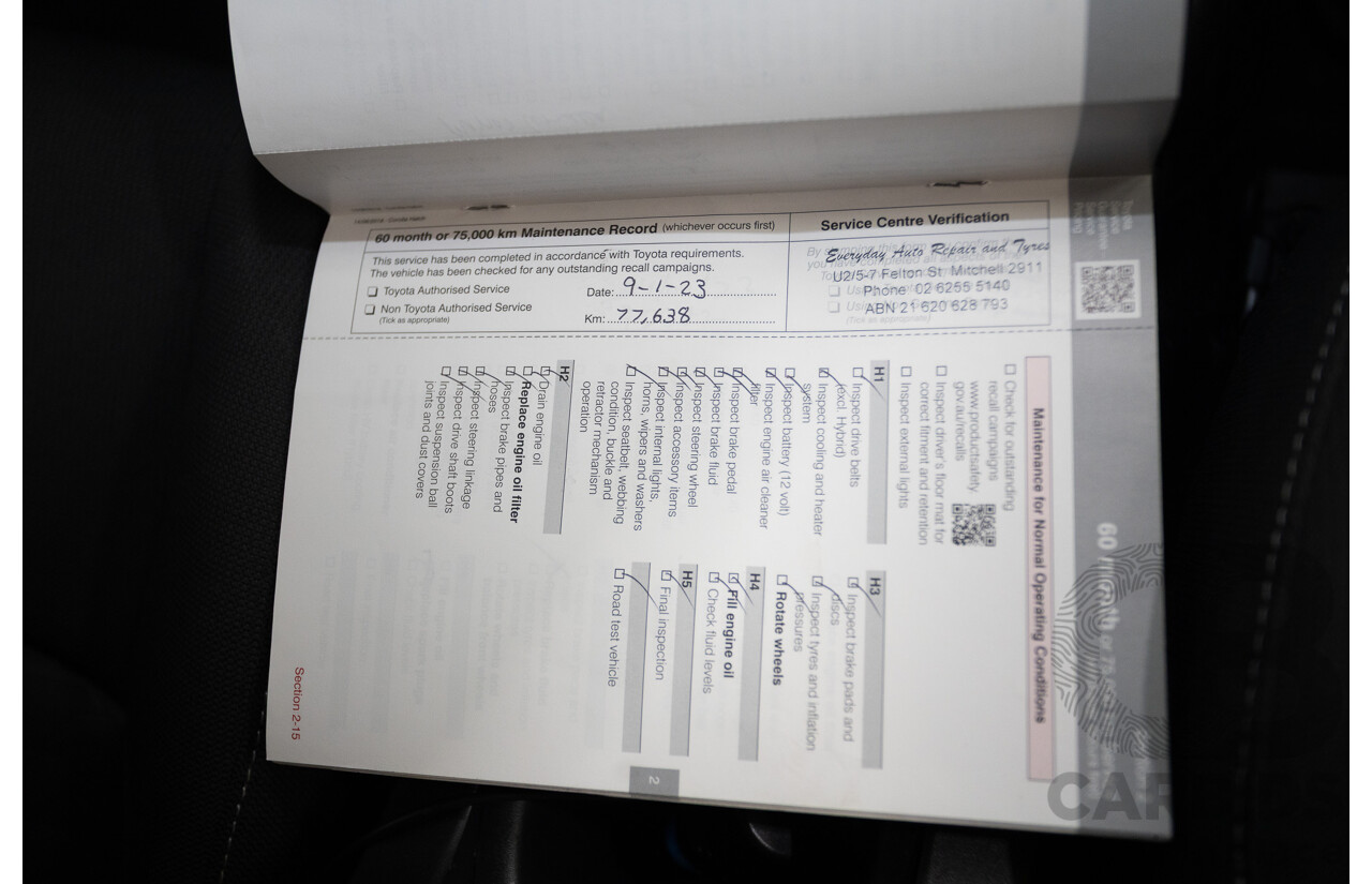 10/2018 Toyota Corolla SX MZEA12R 5D Hatchback Barcelona Red Metallic 2.0L