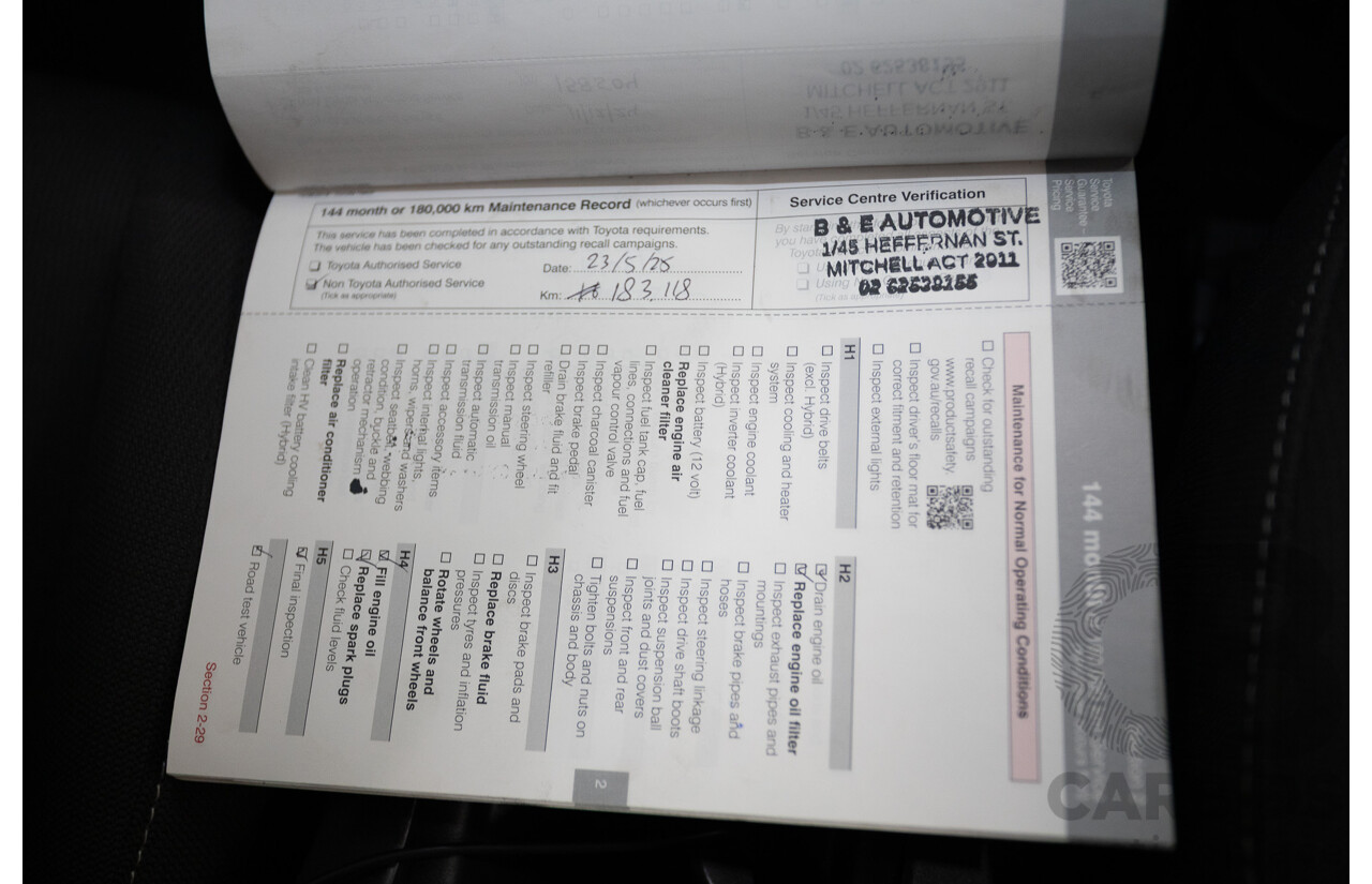 10/2018 Toyota Corolla SX MZEA12R 5D Hatchback Barcelona Red Metallic 2.0L