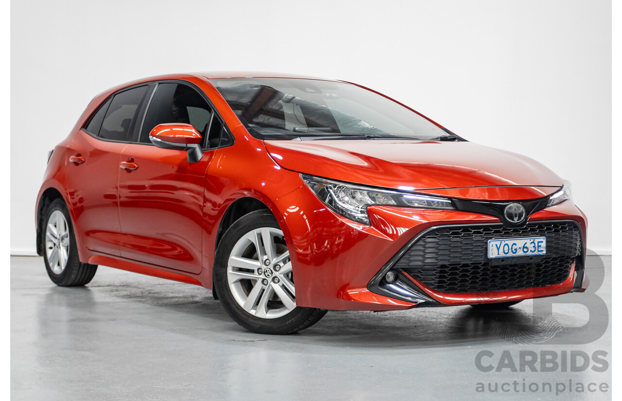 10/2018 Toyota Corolla SX MZEA12R 5D Hatchback Barcelona Red Metallic 2.0L