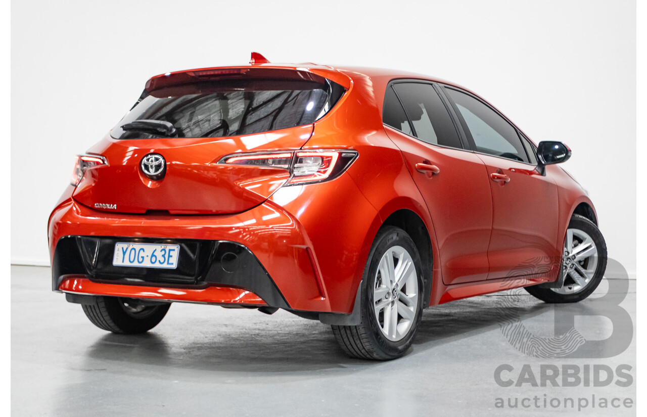 10/2018 Toyota Corolla SX MZEA12R 5D Hatchback Barcelona Red Metallic 2.0L