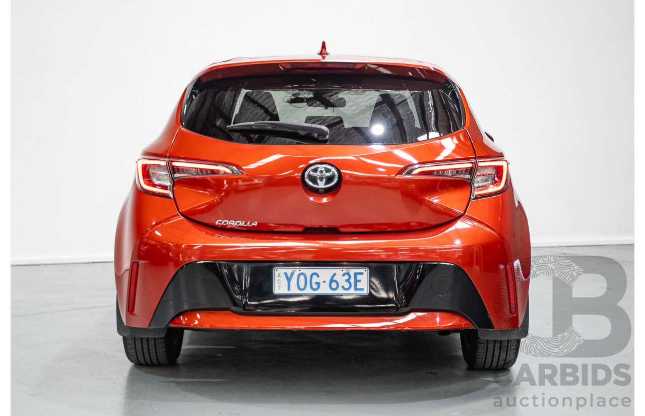 10/2018 Toyota Corolla SX MZEA12R 5D Hatchback Barcelona Red Metallic 2.0L