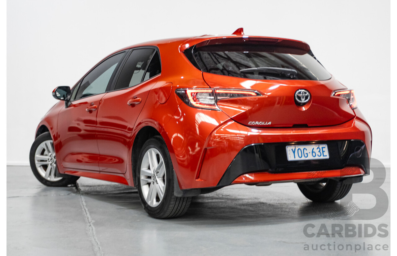 10/2018 Toyota Corolla SX MZEA12R 5D Hatchback Barcelona Red Metallic 2.0L
