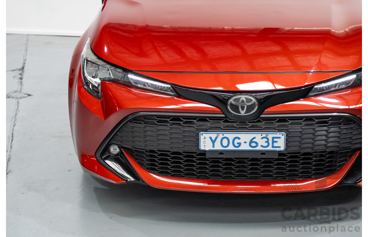 10/2018 Toyota Corolla SX MZEA12R 5D Hatchback Barcelona Red Metallic 2.0L