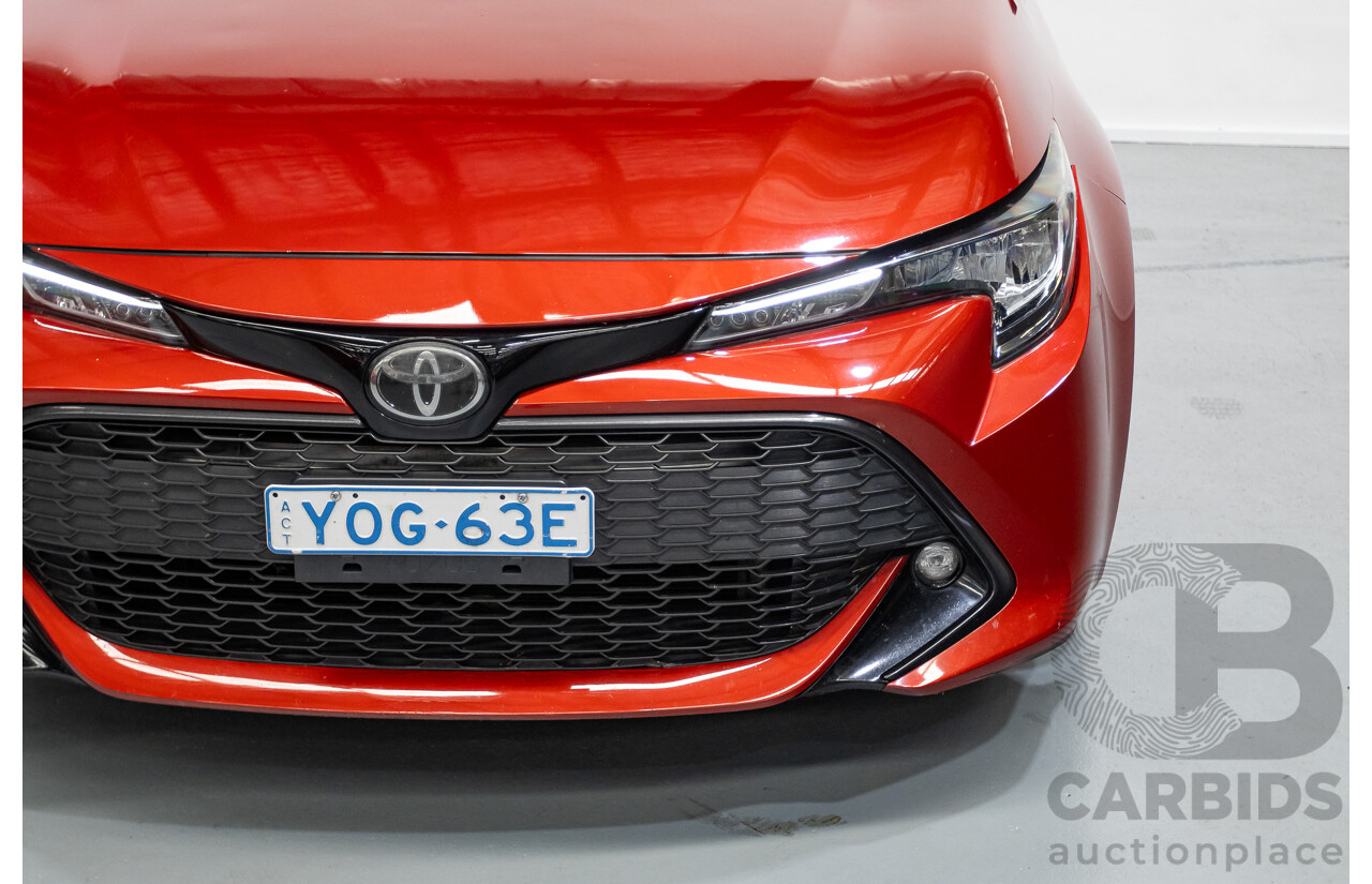10/2018 Toyota Corolla SX MZEA12R 5D Hatchback Barcelona Red Metallic 2.0L