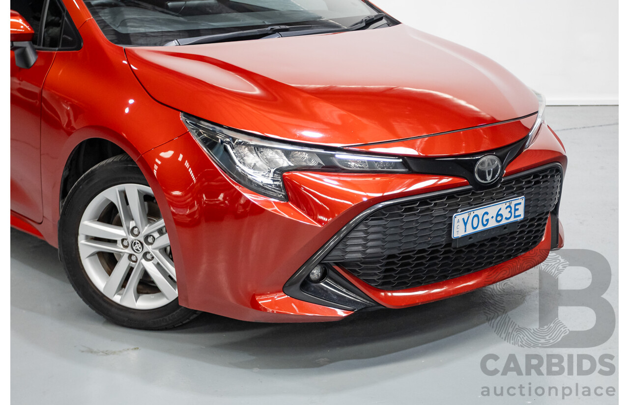 10/2018 Toyota Corolla SX MZEA12R 5D Hatchback Barcelona Red Metallic 2.0L