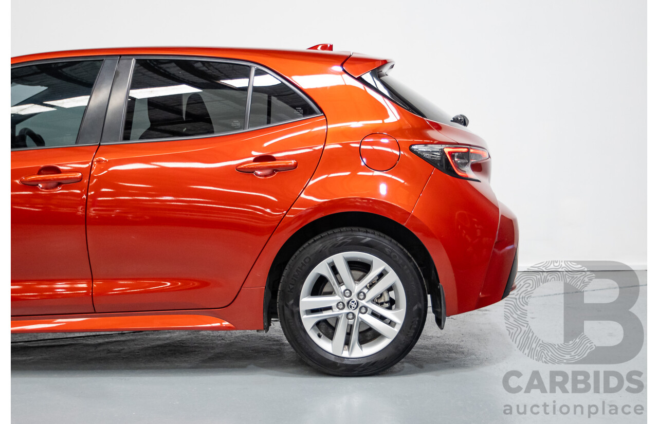 10/2018 Toyota Corolla SX MZEA12R 5D Hatchback Barcelona Red Metallic 2.0L