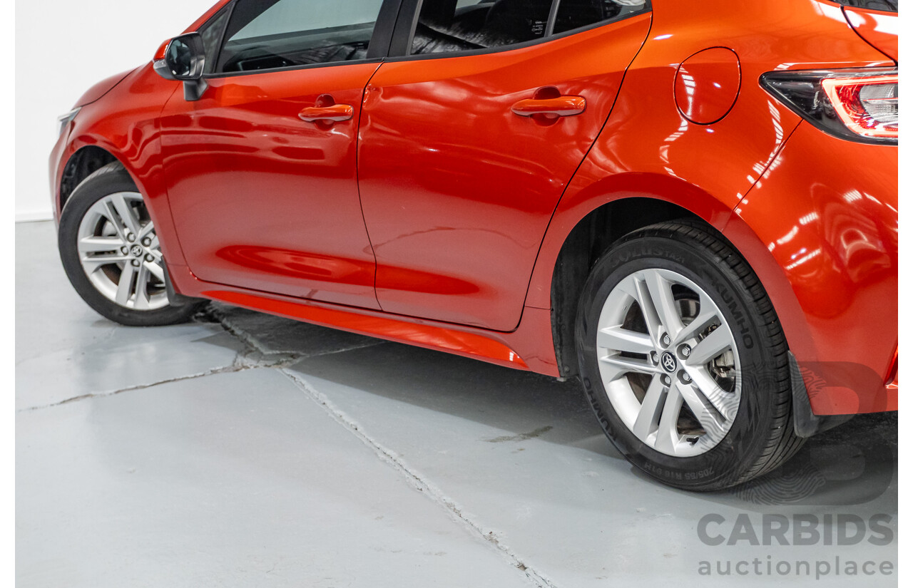 10/2018 Toyota Corolla SX MZEA12R 5D Hatchback Barcelona Red Metallic 2.0L