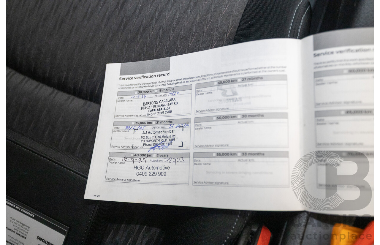 04/2021 Nissan X-Trail ST T32 MY21 4D Wagon Ivory Pearl White 2.5L - 7 Seats