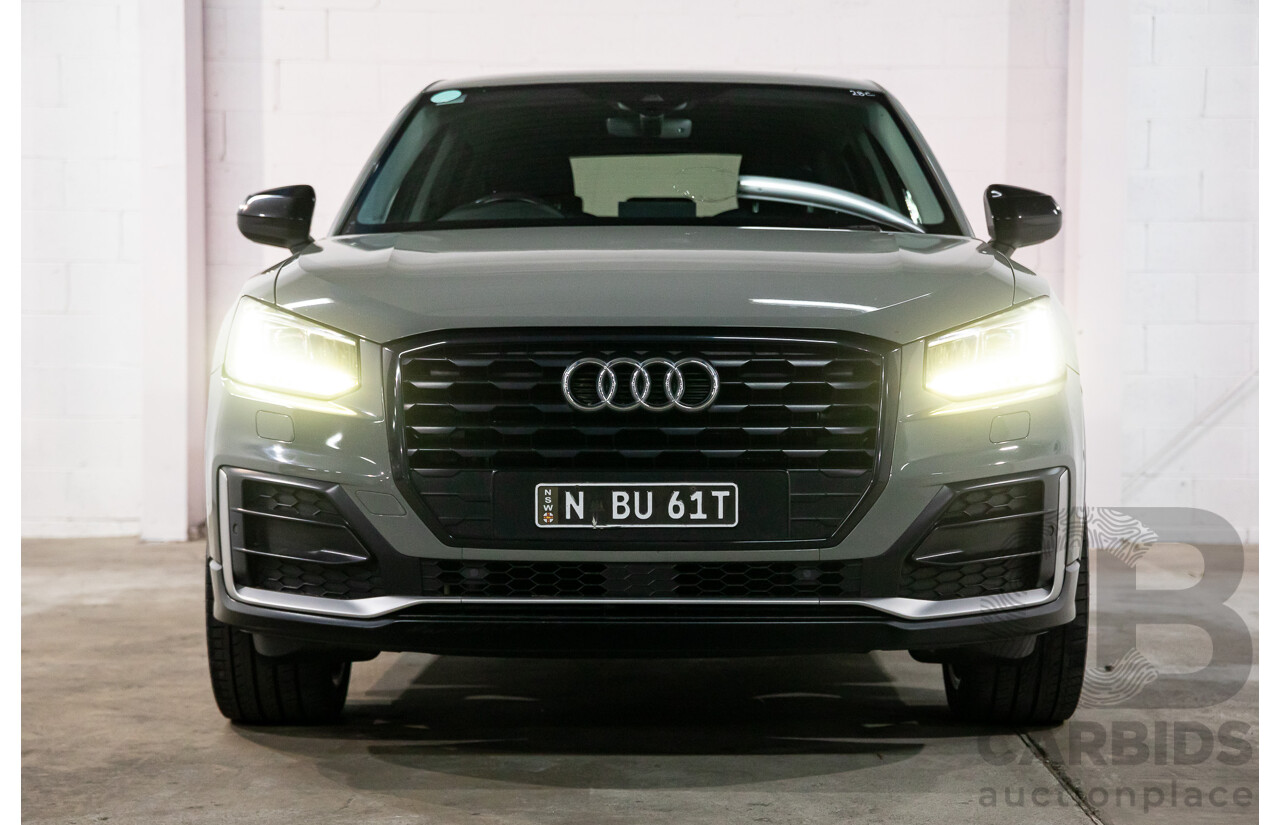 2/2017 Audi Q2 1.4 TFSI (110kw) GA MY17 4d Wagon Quantum Grey Turbo 1.4L