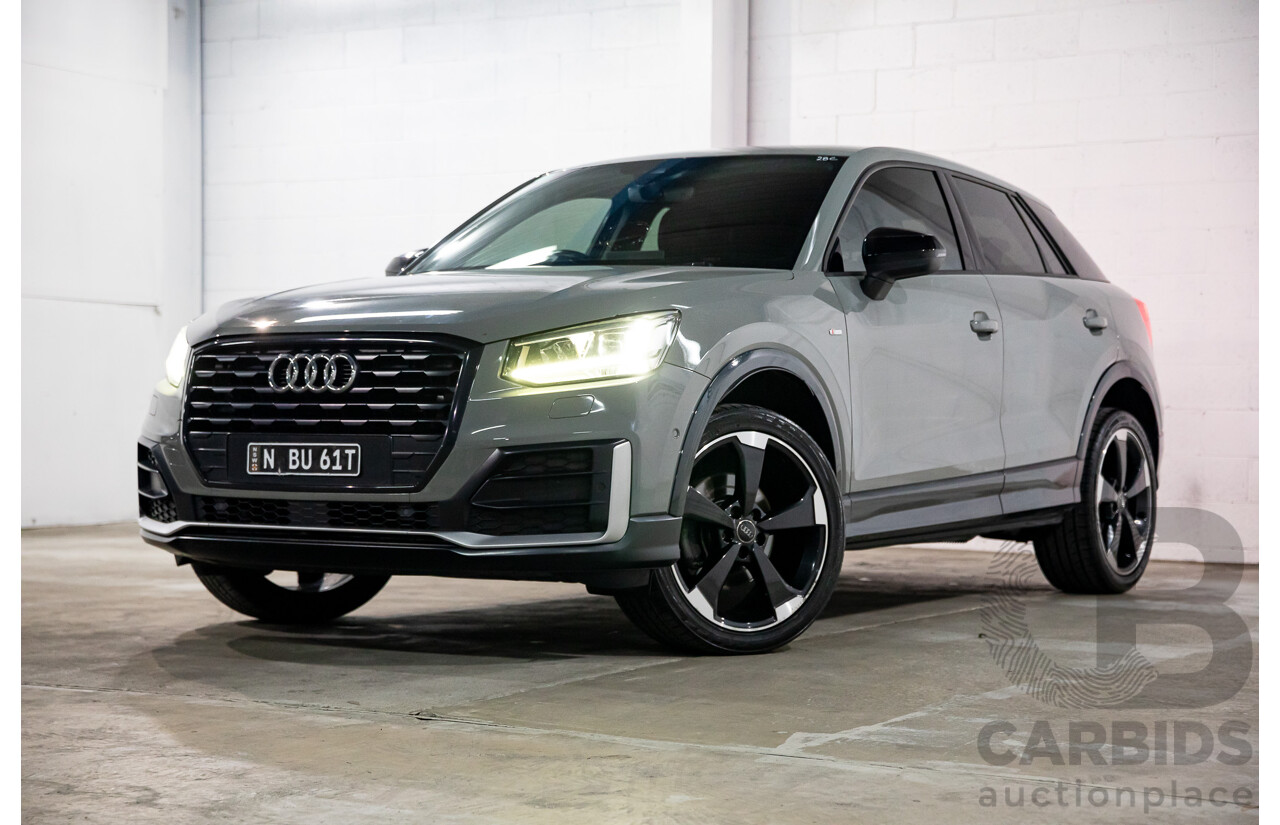 2/2017 Audi Q2 1.4 TFSI (110kw) GA MY17 4d Wagon Quantum Grey Turbo 1.4L