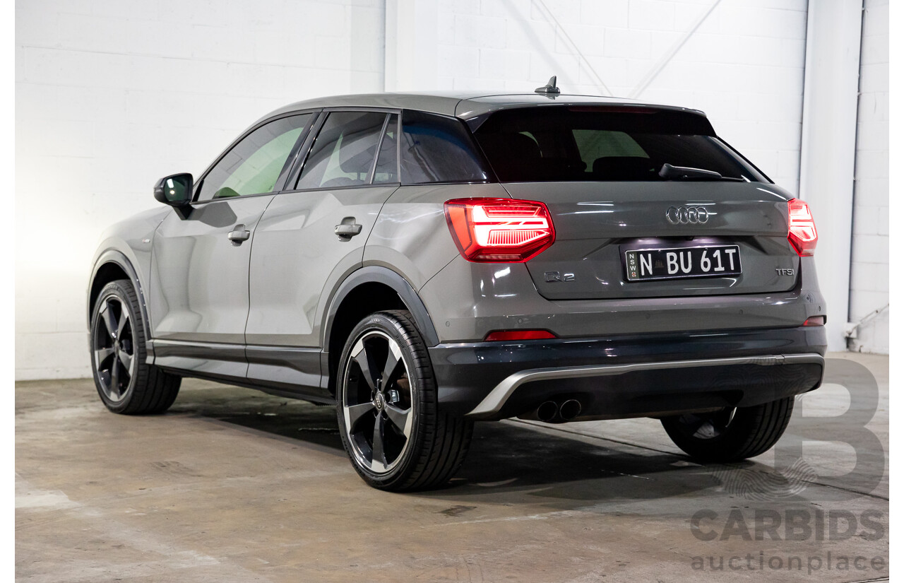 2/2017 Audi Q2 1.4 TFSI (110kw) GA MY17 4d Wagon Quantum Grey Turbo 1.4L