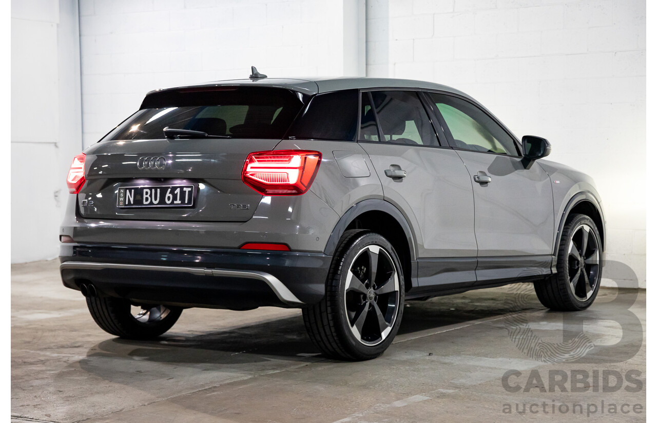 2/2017 Audi Q2 1.4 TFSI (110kw) GA MY17 4d Wagon Quantum Grey Turbo 1.4L