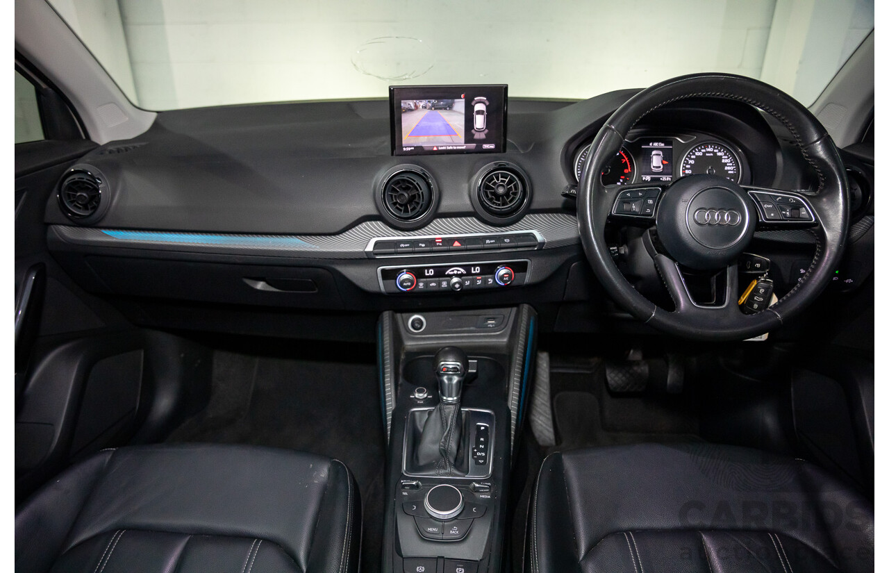 2/2017 Audi Q2 1.4 TFSI (110kw) GA MY17 4d Wagon Quantum Grey Turbo 1.4L