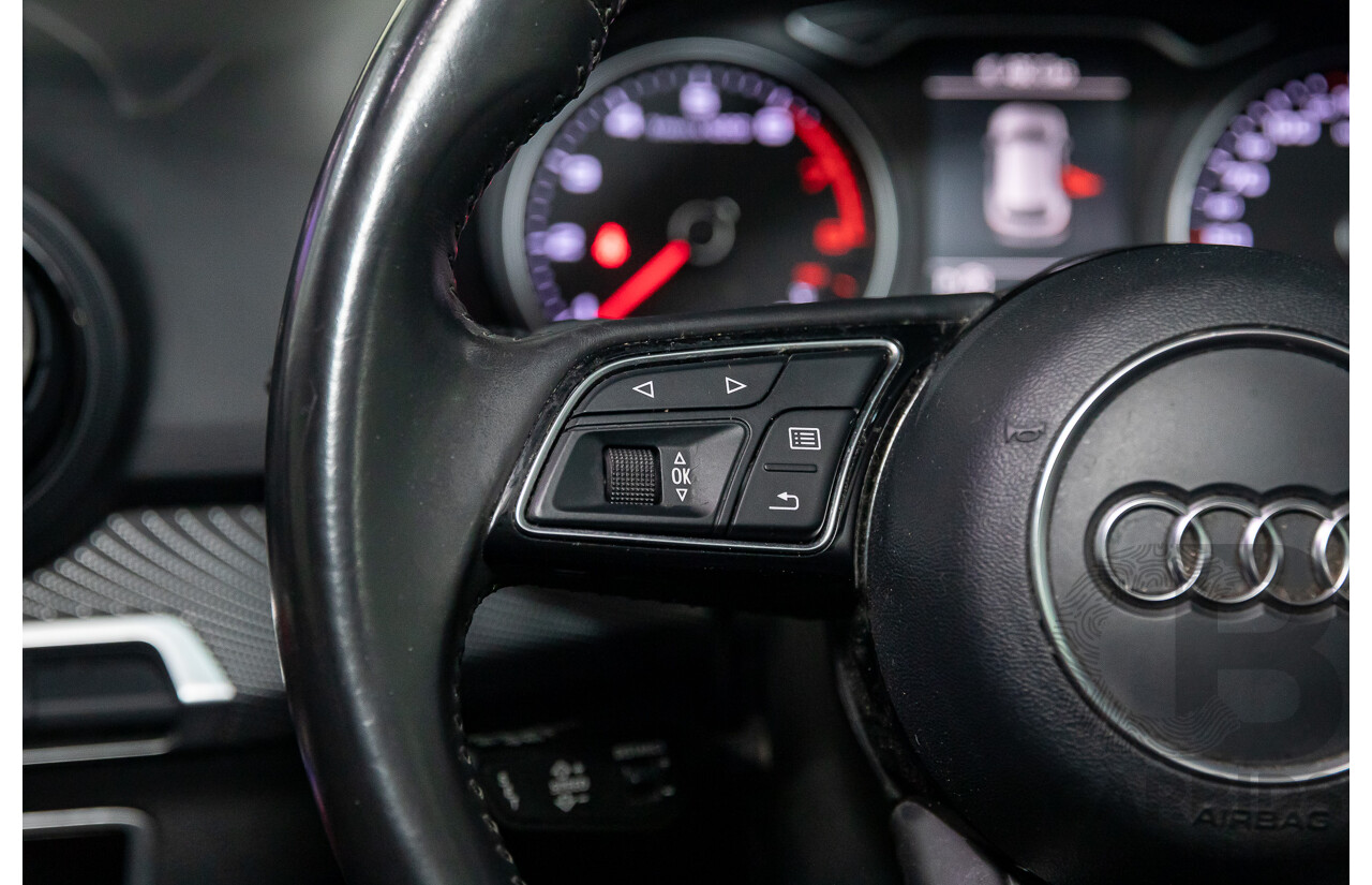 2/2017 Audi Q2 1.4 TFSI (110kw) GA MY17 4d Wagon Quantum Grey Turbo 1.4L