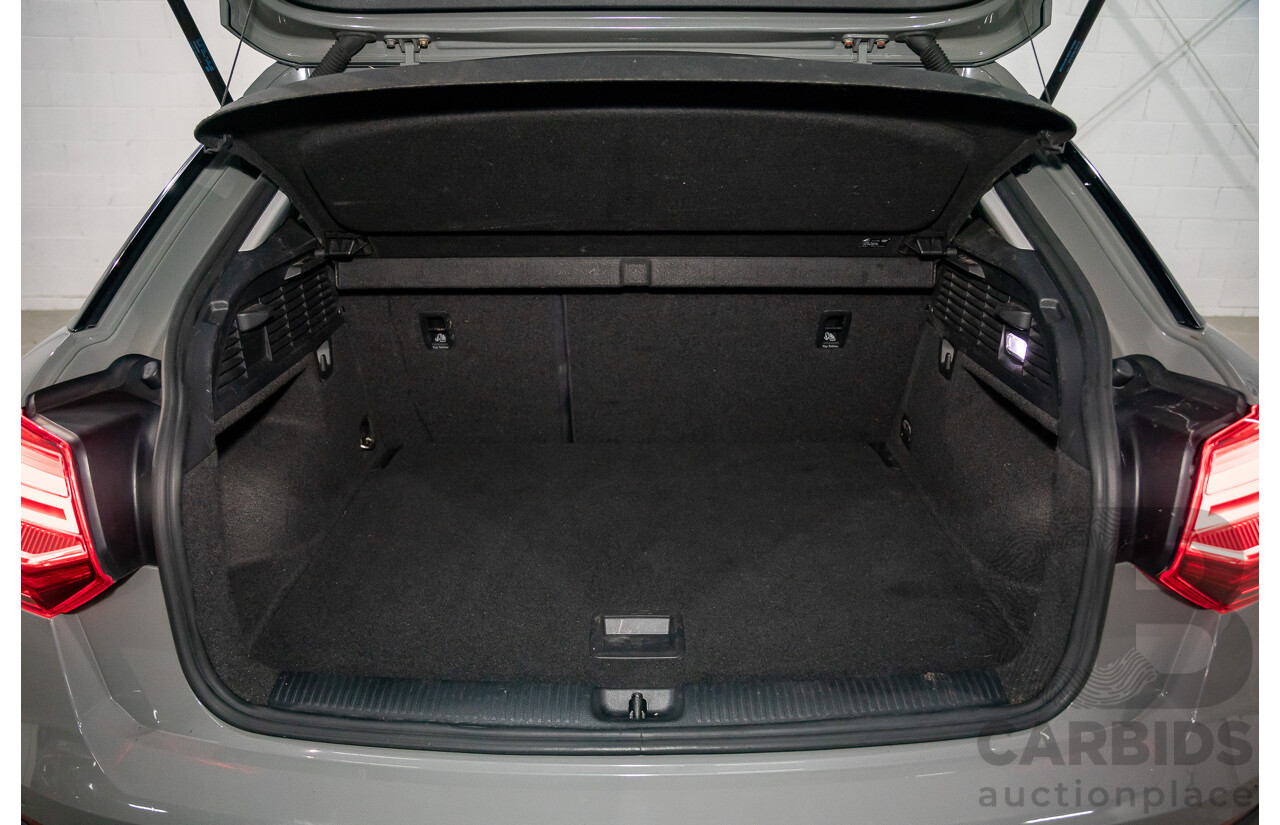 2/2017 Audi Q2 1.4 TFSI (110kw) GA MY17 4d Wagon Quantum Grey Turbo 1.4L