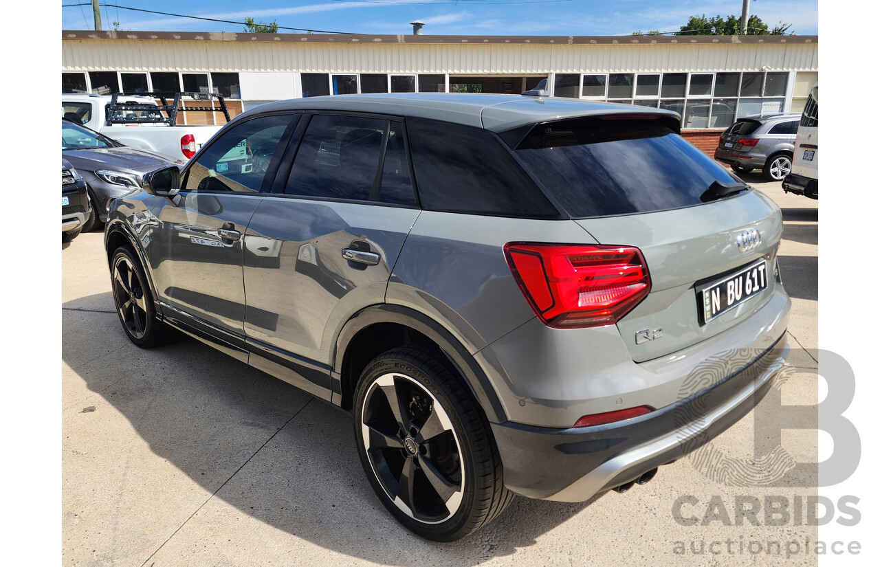 2/2017 Audi Q2 1.4 TFSI (110kw) GA MY17 4d Wagon Grey Turbo 1.4L