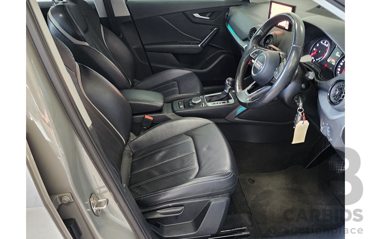2/2017 Audi Q2 1.4 TFSI (110kw) GA MY17 4d Wagon Grey Turbo 1.4L