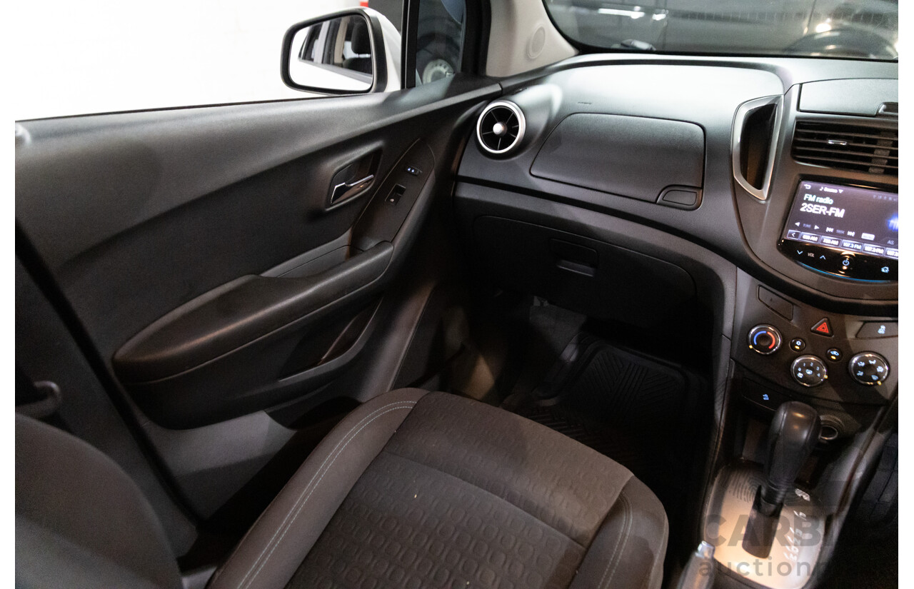 8/2015 Holden Trax LS TJ MY16 4d Wagon Summit White 1.8L