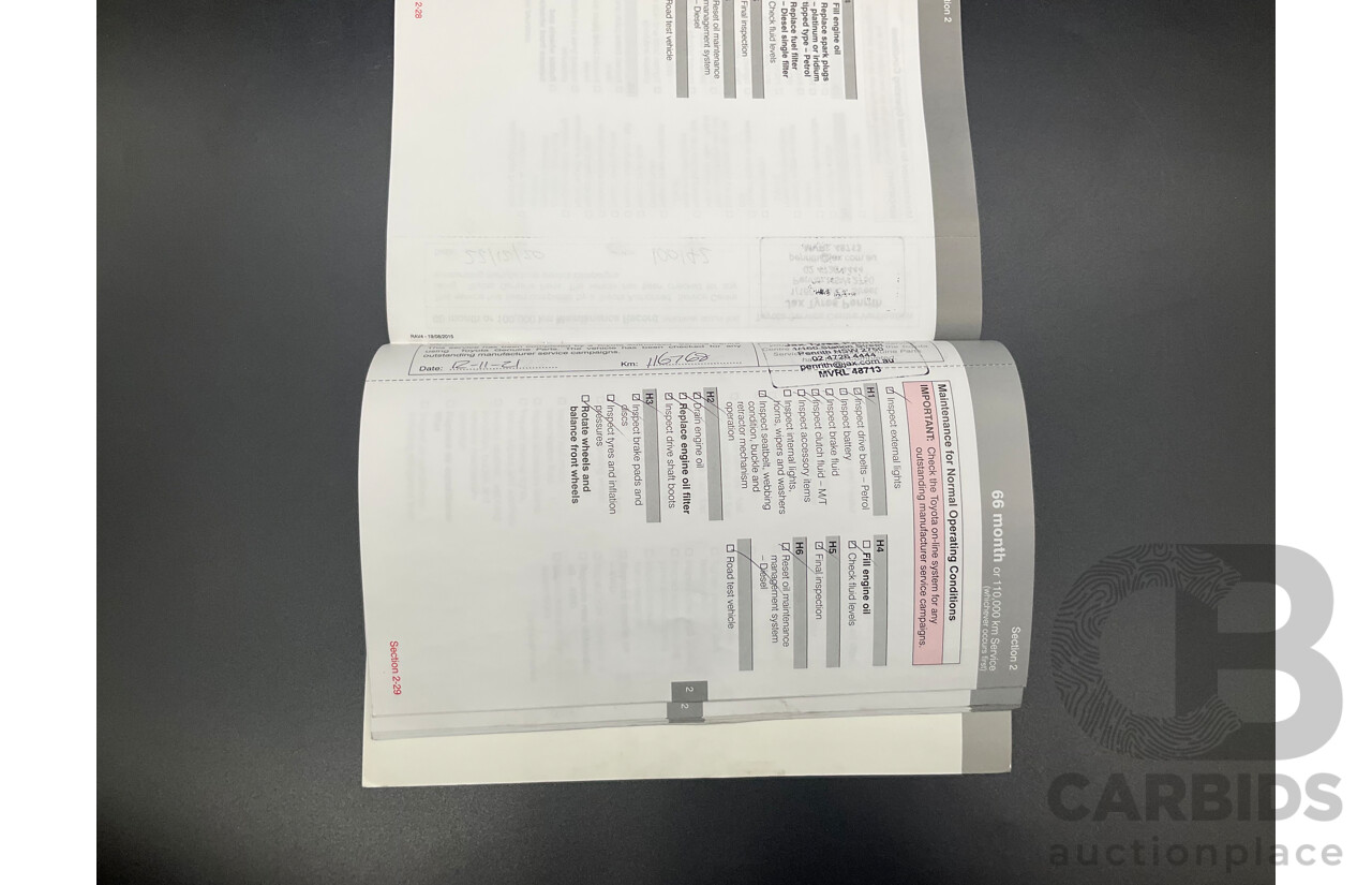 04/2016 Toyota RAV4 GX (FWD) ZSA42R MY16 4d Wagon Electric Storm Blue Metallic 2.0L