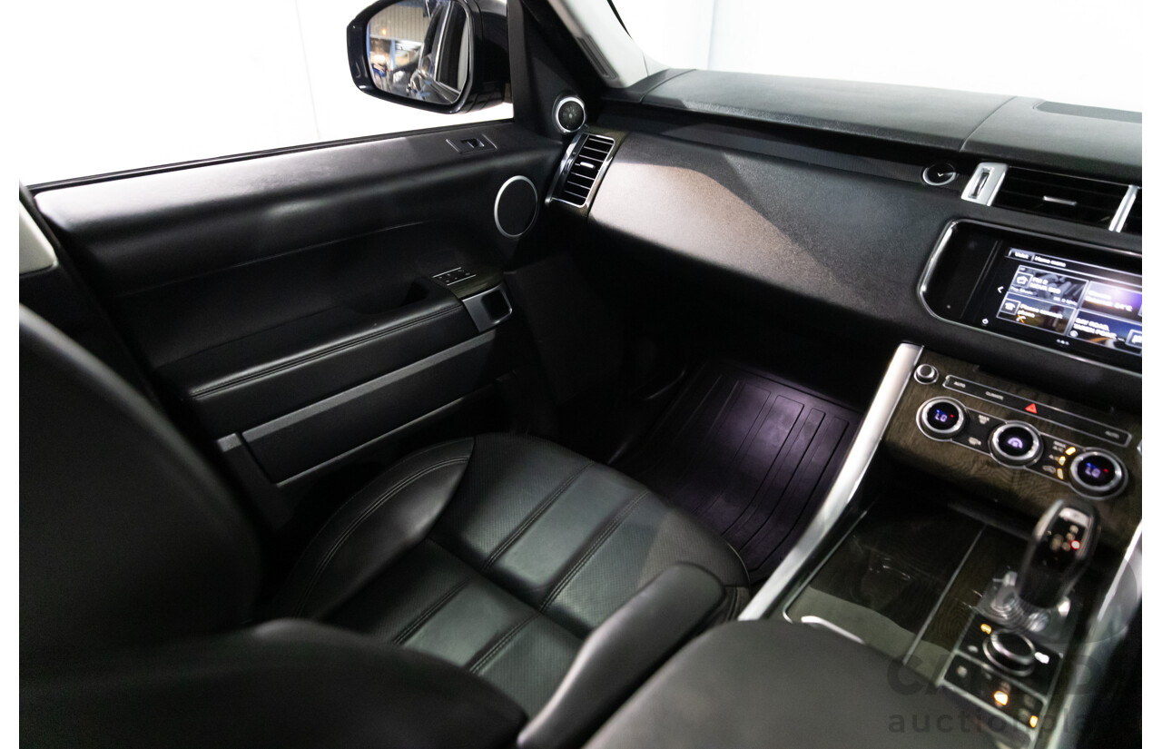 11/2015 Land Rover Range Rover Sport 3.0 TDV6 SE LW MY16 4d Wagon Santorini Black Turbo Diesel V6 3.0L - 7 Seater