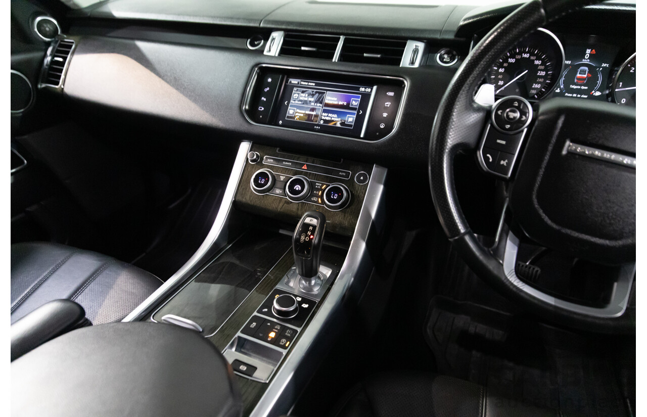 11/2015 Land Rover Range Rover Sport 3.0 TDV6 SE LW MY16 4d Wagon Santorini Black Turbo Diesel V6 3.0L - 7 Seater
