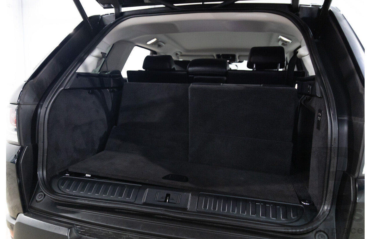 11/2015 Land Rover Range Rover Sport 3.0 TDV6 SE LW MY16 4d Wagon Santorini Black Turbo Diesel V6 3.0L - 7 Seater