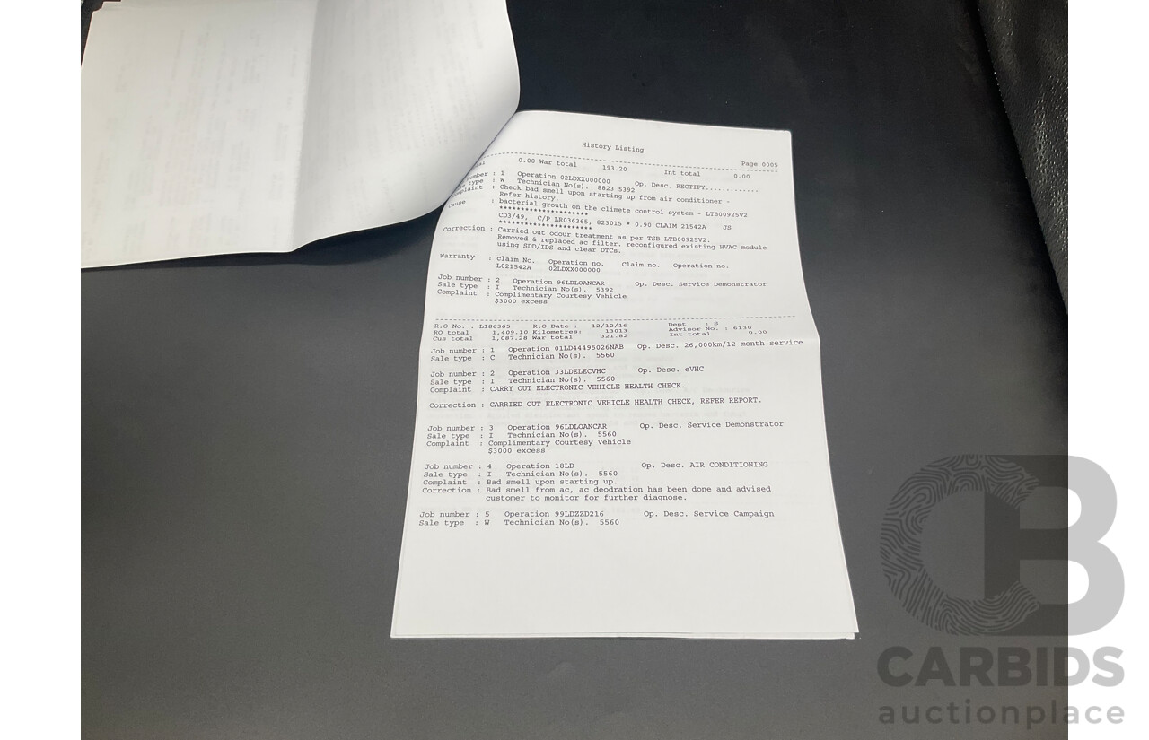 11/2015 Land Rover Range Rover Sport 3.0 TDV6 SE LW MY16 4d Wagon Santorini Black Turbo Diesel V6 3.0L - 7 Seater