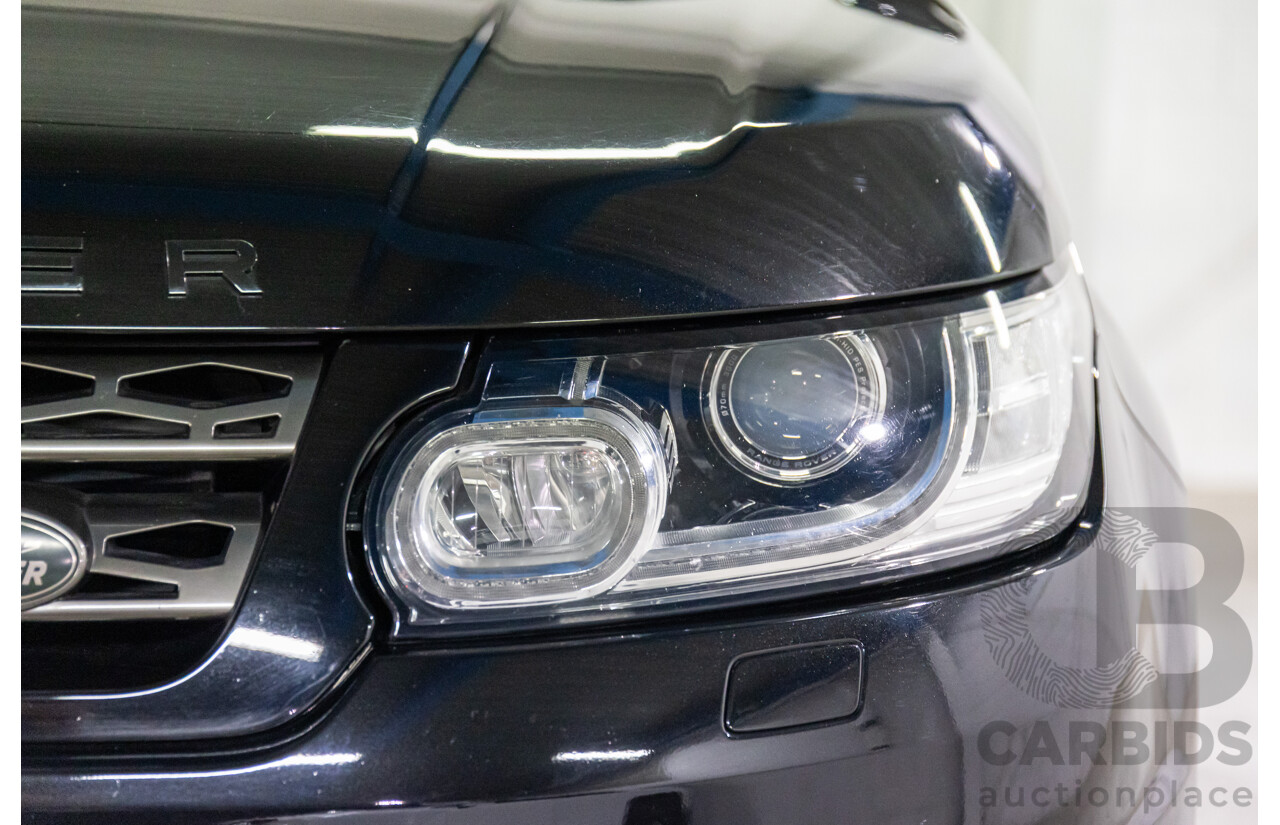 11/2015 Land Rover Range Rover Sport 3.0 TDV6 SE LW MY16 4d Wagon Santorini Black Turbo Diesel V6 3.0L - 7 Seater