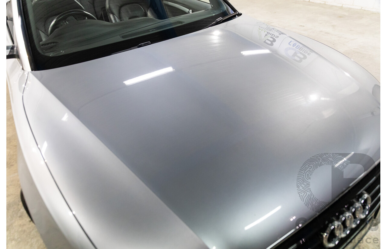 5/2011 Audi A5 3.0 TDI S-Line Quattro 8T MY11 2d Cabriolet Quartz Grey Metallic Turbo Diesel 3.0L