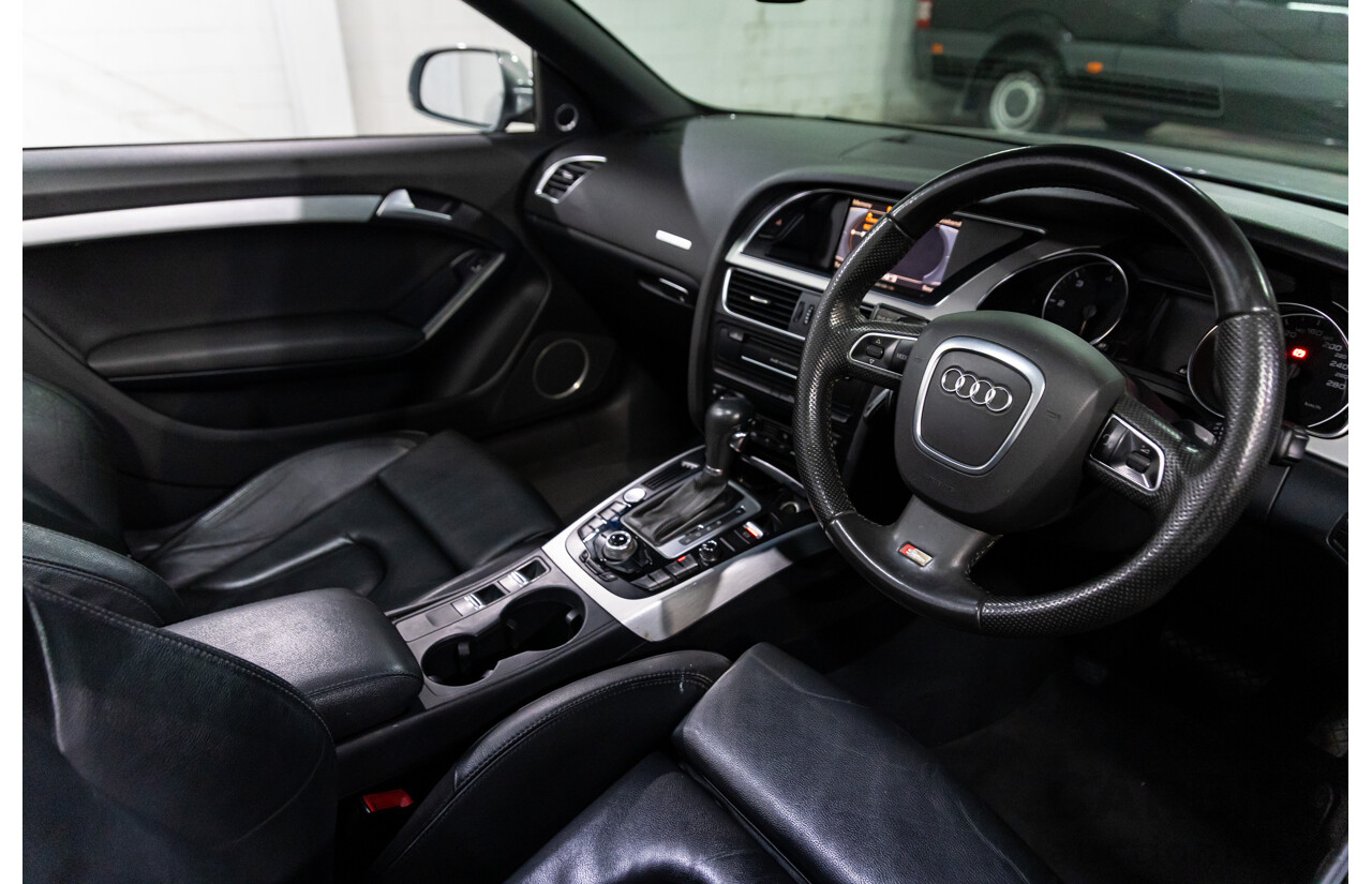 5/2011 Audi A5 3.0 TDI S-Line Quattro 8T MY11 2d Cabriolet Quartz Grey Metallic Turbo Diesel 3.0L
