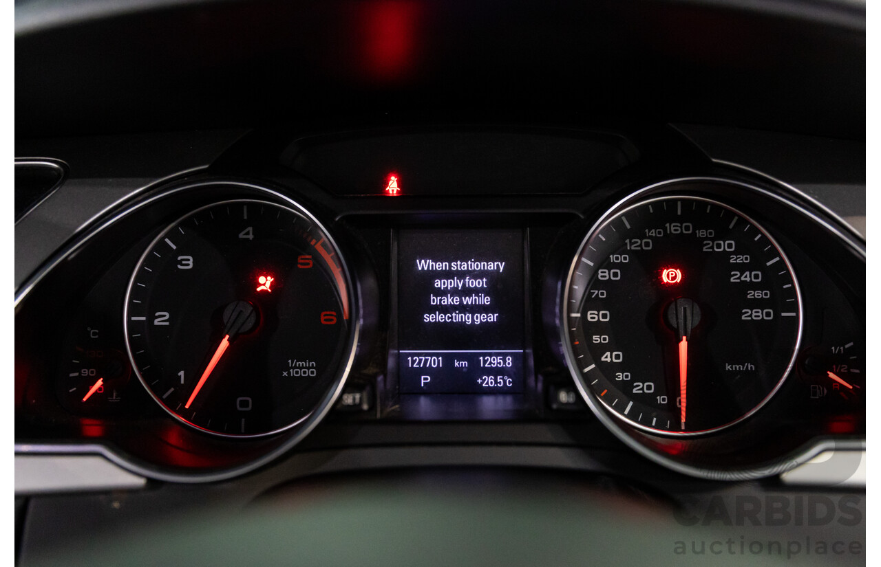 5/2011 Audi A5 3.0 TDI S-Line Quattro 8T MY11 2d Cabriolet Quartz Grey Metallic Turbo Diesel 3.0L