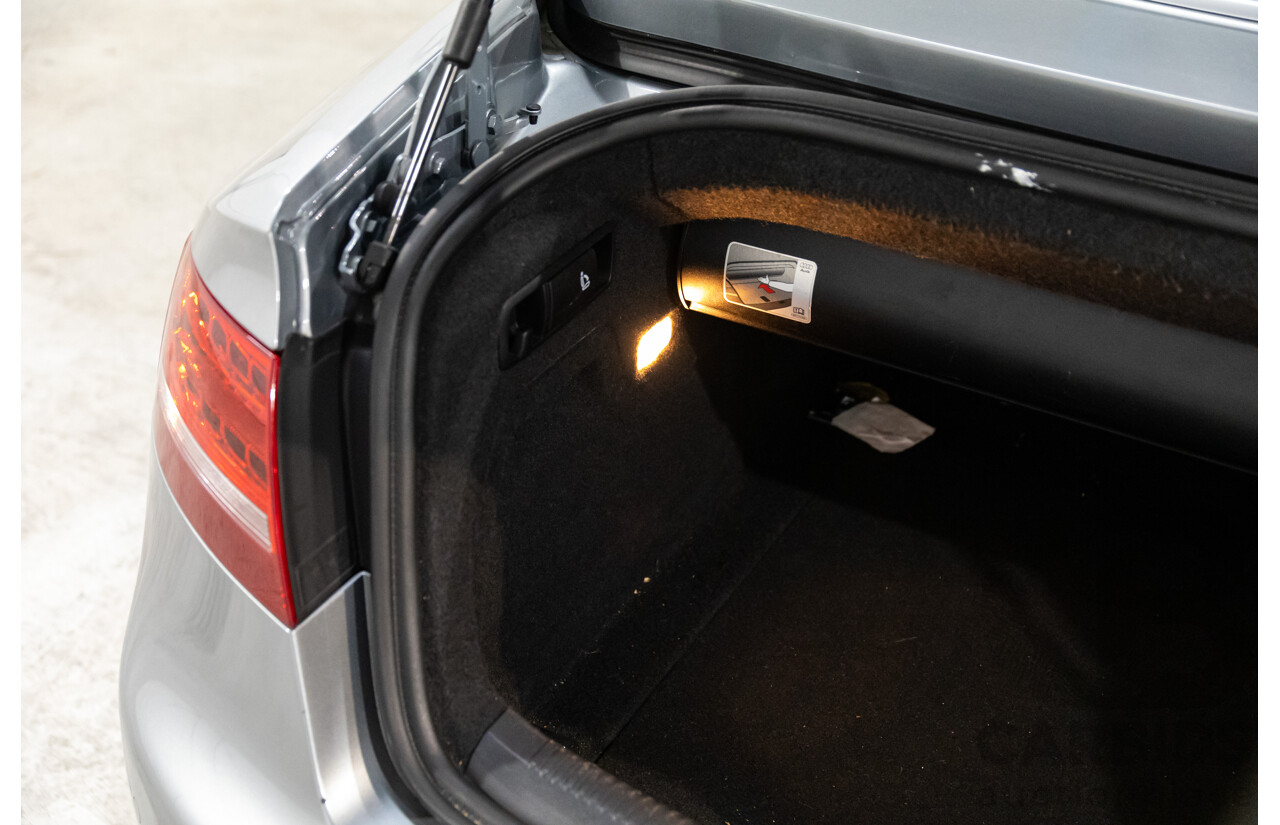 5/2011 Audi A5 3.0 TDI S-Line Quattro 8T MY11 2d Cabriolet Quartz Grey Metallic Turbo Diesel 3.0L