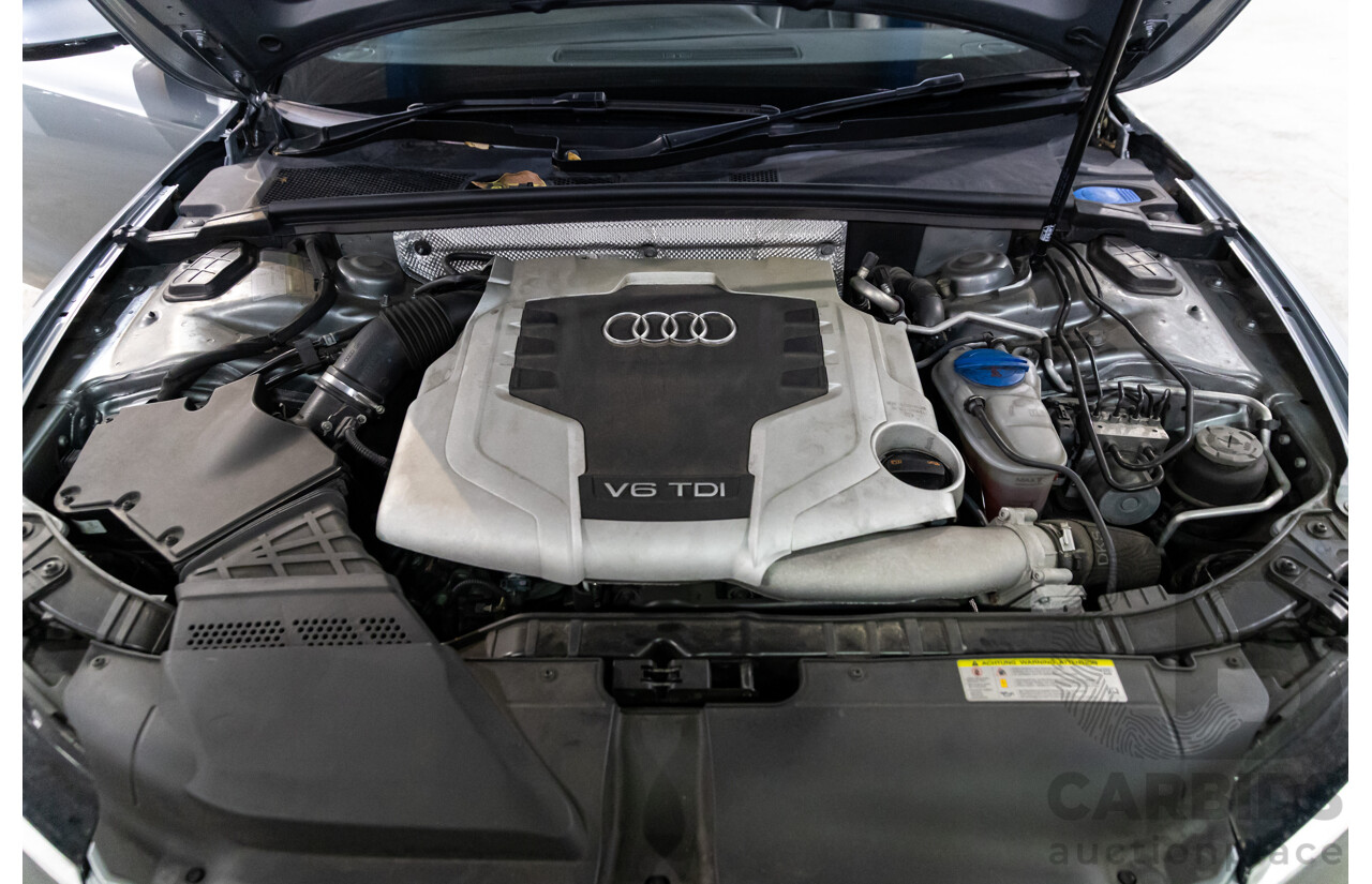 5/2011 Audi A5 3.0 TDI S-Line Quattro 8T MY11 2d Cabriolet Quartz Grey Metallic Turbo Diesel 3.0L