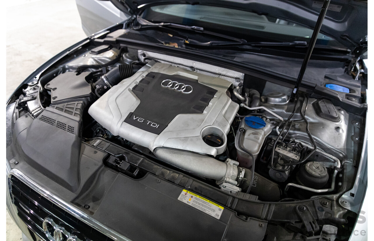 5/2011 Audi A5 3.0 TDI S-Line Quattro 8T MY11 2d Cabriolet Quartz Grey Metallic Turbo Diesel 3.0L