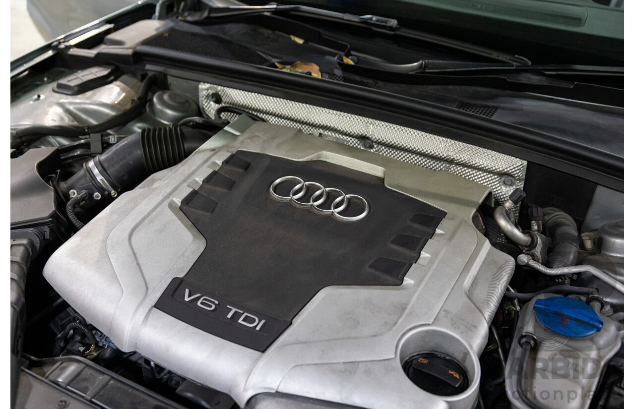 5/2011 Audi A5 3.0 TDI S-Line Quattro 8T MY11 2d Cabriolet Quartz Grey Metallic Turbo Diesel 3.0L