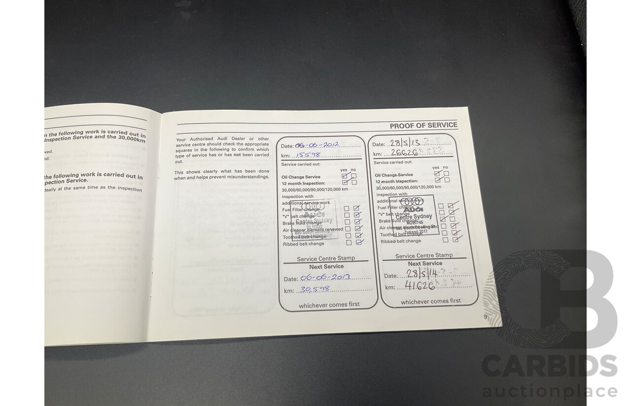 5/2011 Audi A5 3.0 TDI S-Line Quattro 8T MY11 2d Cabriolet Quartz Grey Metallic Turbo Diesel 3.0L