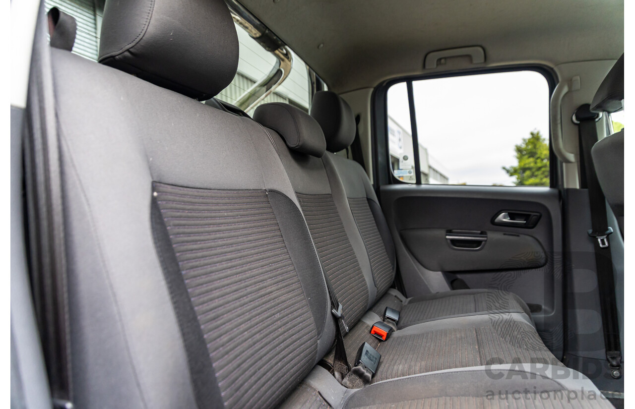 10/2016 Volkswagen Amarok TDI420 Highline (4x4) 2H MY16 Dual Cab Utility Natural Grey Metallic Turbo Diesel 2.0L