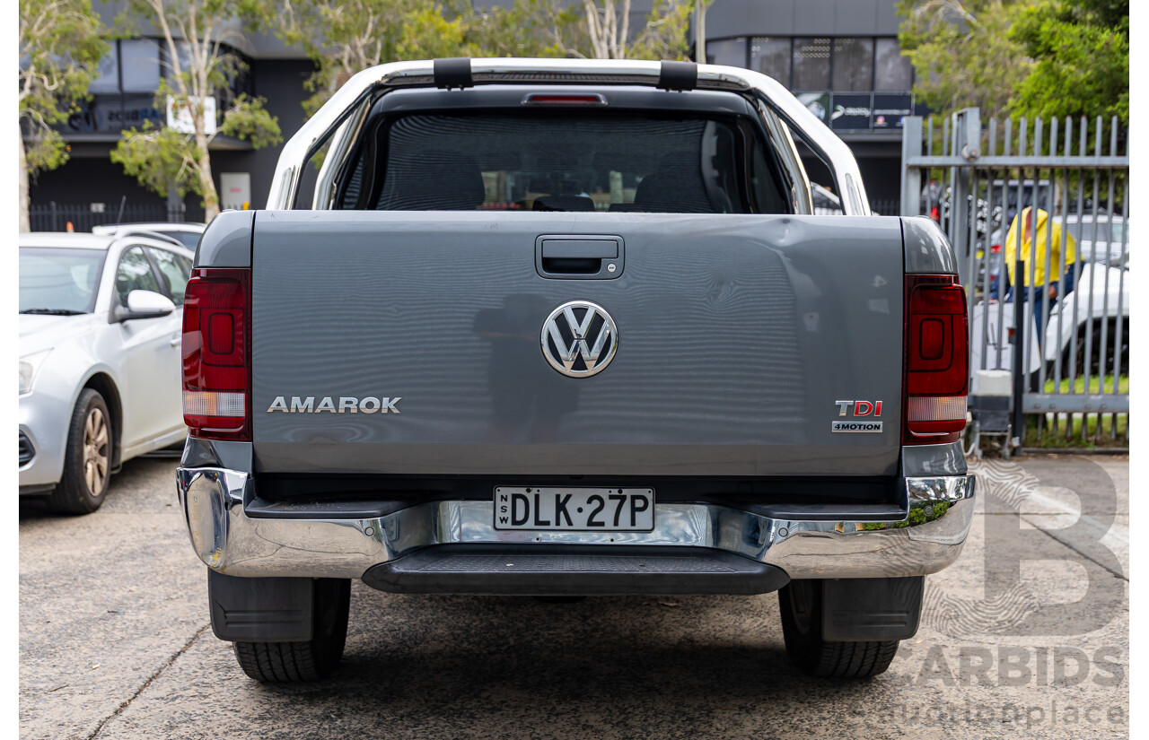 10/2016 Volkswagen Amarok TDI420 Highline (4x4) 2H MY16 Dual Cab Utility Natural Grey Metallic Turbo Diesel 2.0L