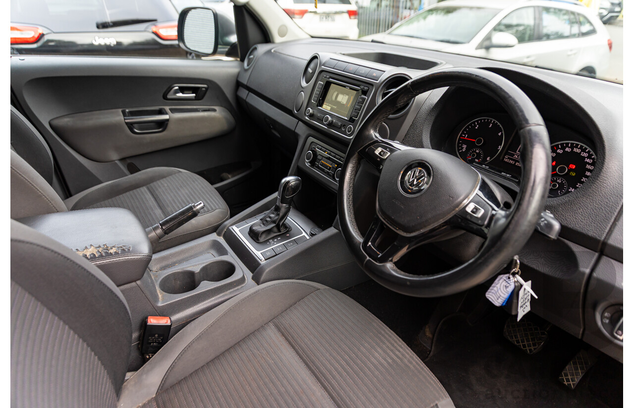 10/2016 Volkswagen Amarok TDI420 Highline (4x4) 2H MY16 Dual Cab Utility Natural Grey Metallic Turbo Diesel 2.0L
