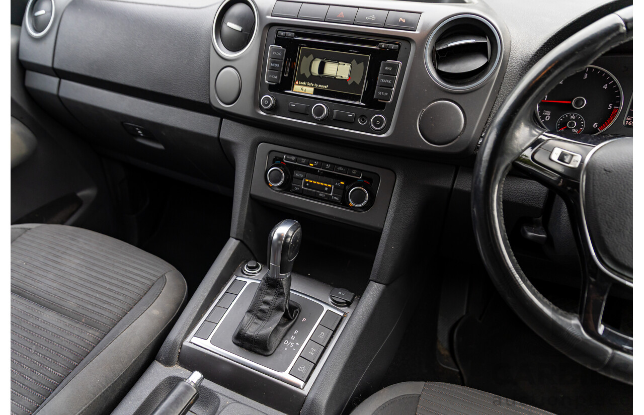 10/2016 Volkswagen Amarok TDI420 Highline (4x4) 2H MY16 Dual Cab Utility Natural Grey Metallic Turbo Diesel 2.0L