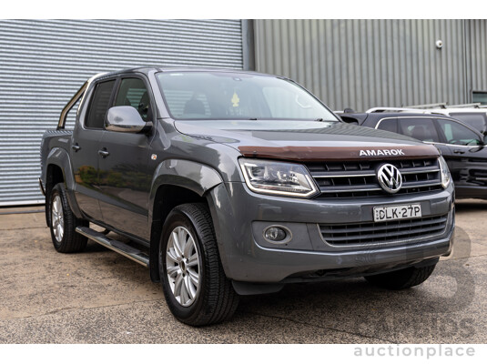 10/2016 Volkswagen Amarok TDI420 Highline (4x4) 2H MY16 Dual Cab Utility Natural Grey Metallic Turbo Diesel 2.0L