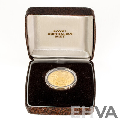 Australian RAM 1986 Gold Two Hundred Dollar Proof Coin, Australian Koala Bear .916