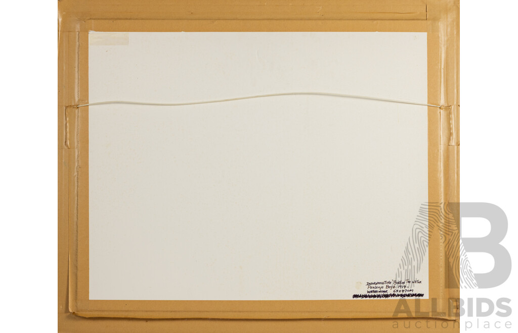 Penleigh Boyd, (19th/20th Centuries, British-Born Australian, 1890-1923), Untitled (Rose Bay - Sydney Harbour) (1914), Watercolour, 79 x 95 cm (frame)