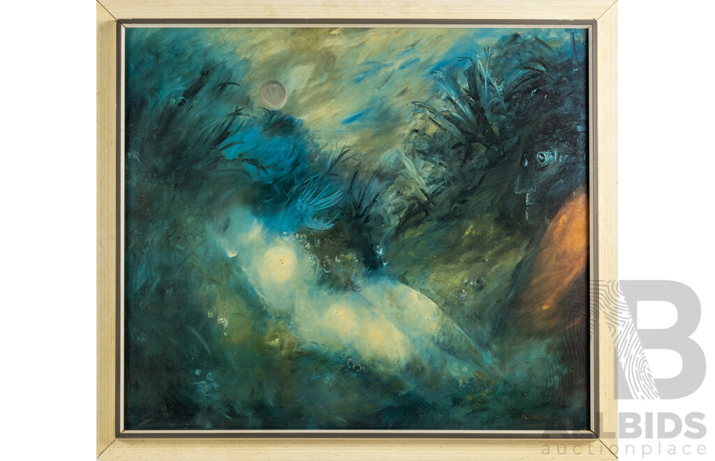 Arthur  Boyd, (20th Century, Australian, 1920-1999), Sleeping Nude, Limited Edition Reproduction Print (1970) After the Original Oil & Tempera, 66 x 75 cm (frame)